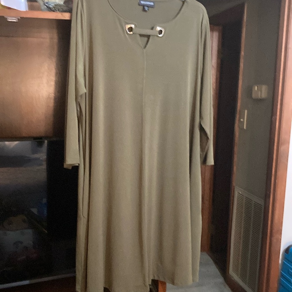 Olive Green Dress